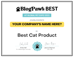 BlogPaws Best example certificate