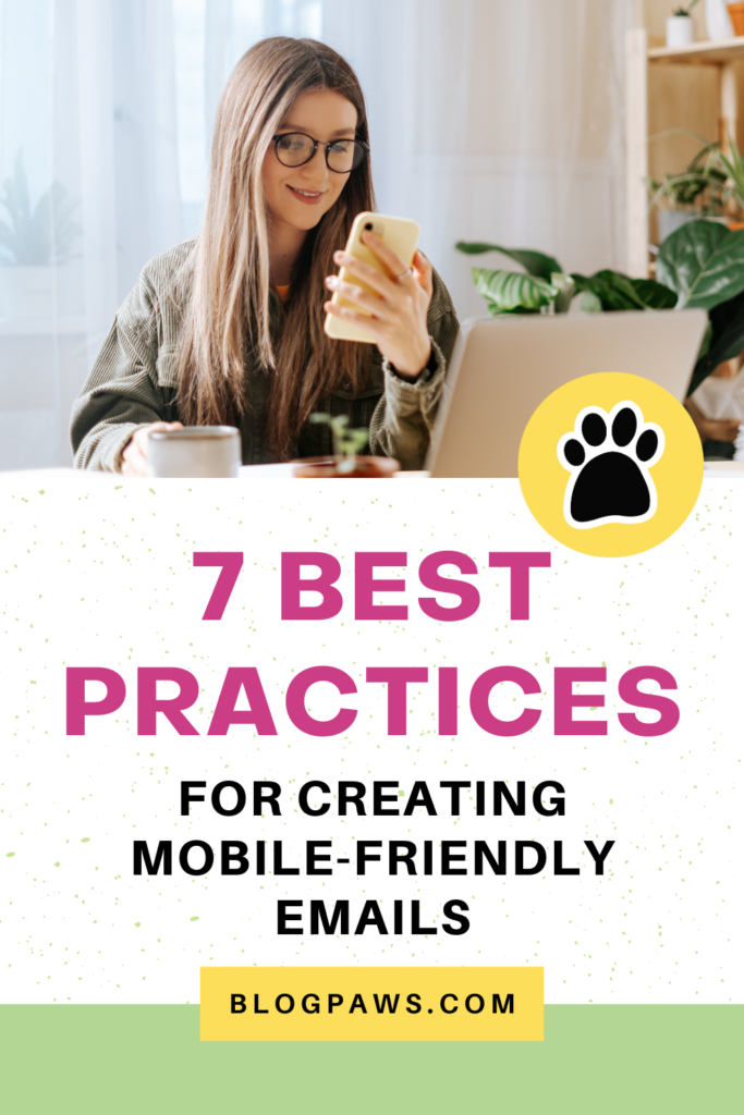 woman smiling at her cellphone pin | 7 Best Practices for Creating Mobile-Friendly Emails