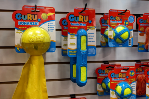 guru toys on display | Introducing the BlogPaws Best Award Winners at SuperZoo 2023