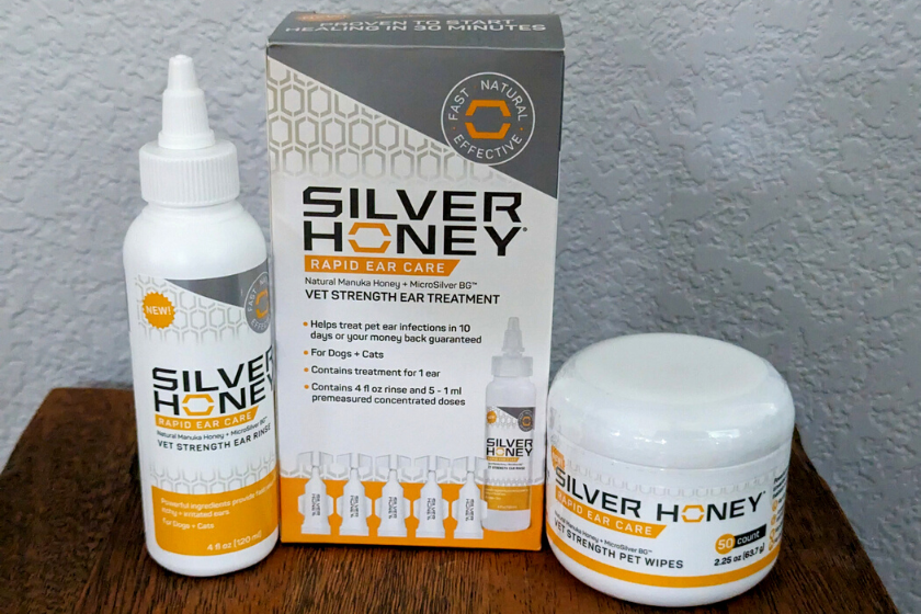 Silver Honey Rapid Ear Care Vet Strength Pet Wipes