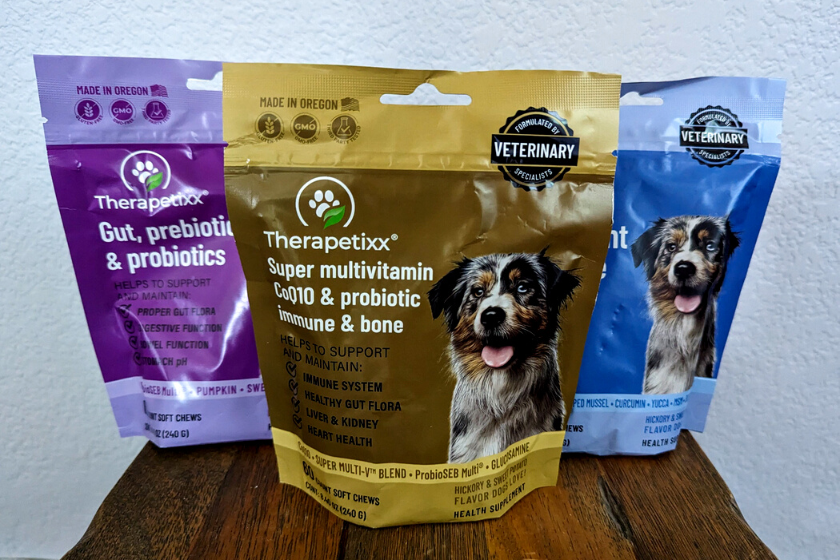 three bags of dog supplements | Introducing the BlogPaws Best Award Winners at SuperZoo 2023