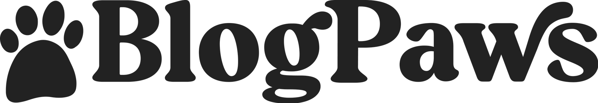 BlogPaws Logo - Black