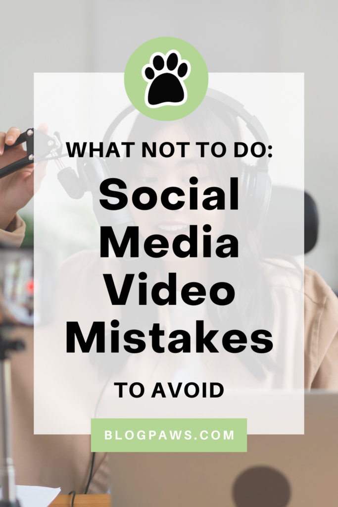 woman recording a video in her office pin | What Not To Do: Social Media Video Mistakes to Avoid