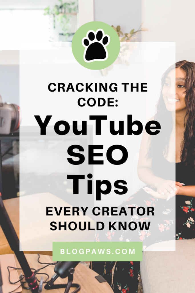 woman recording a youtube video pin | Cracking the Code: YouTube SEO Tips Every Creator Should Know