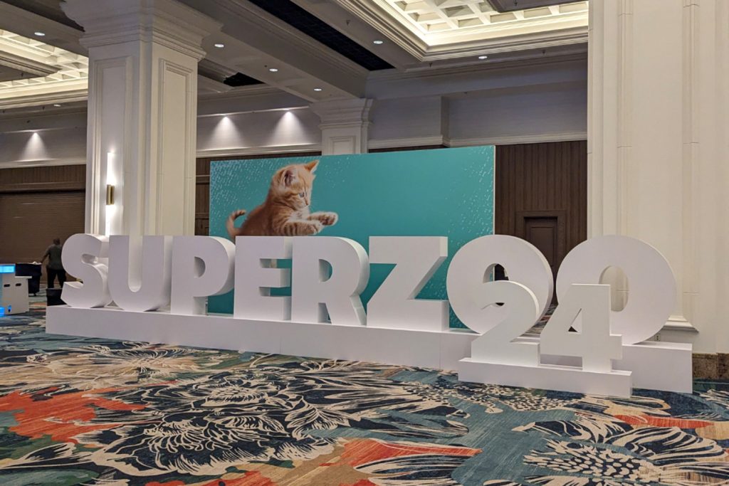 SuperZoo 2024 Sign