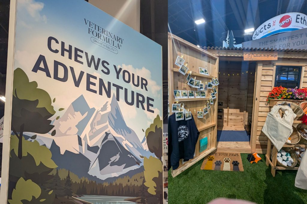 Camp Vitality booth design by Veterinary Formula