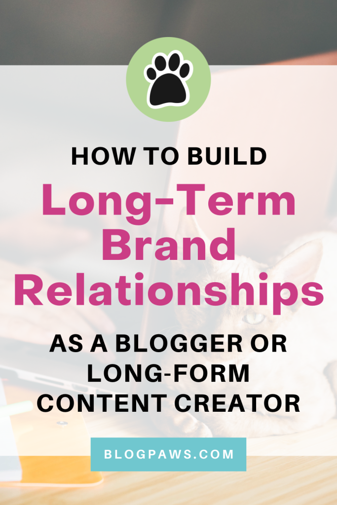 how to build long term brand relationships pin